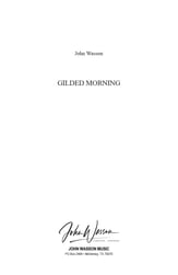 Gilded Morning Concert Band sheet music cover